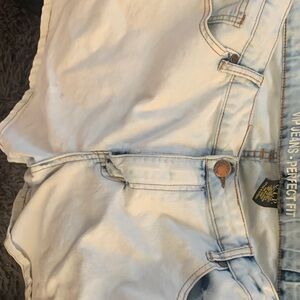 VIP Light Blue Jean Shorts